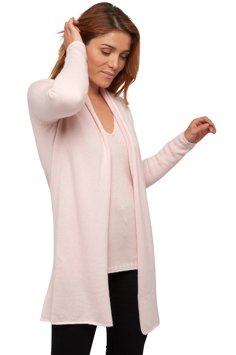 Perla women's cashmere jumper - pale pink - Mahogany