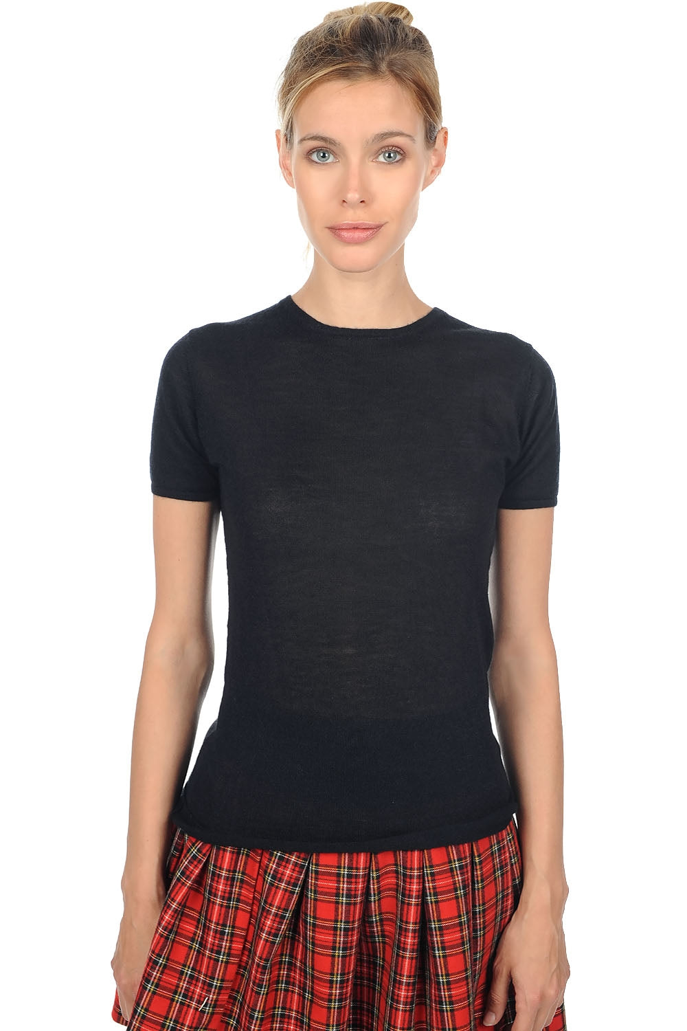 Esther women's cashmere down - black - Mahogany