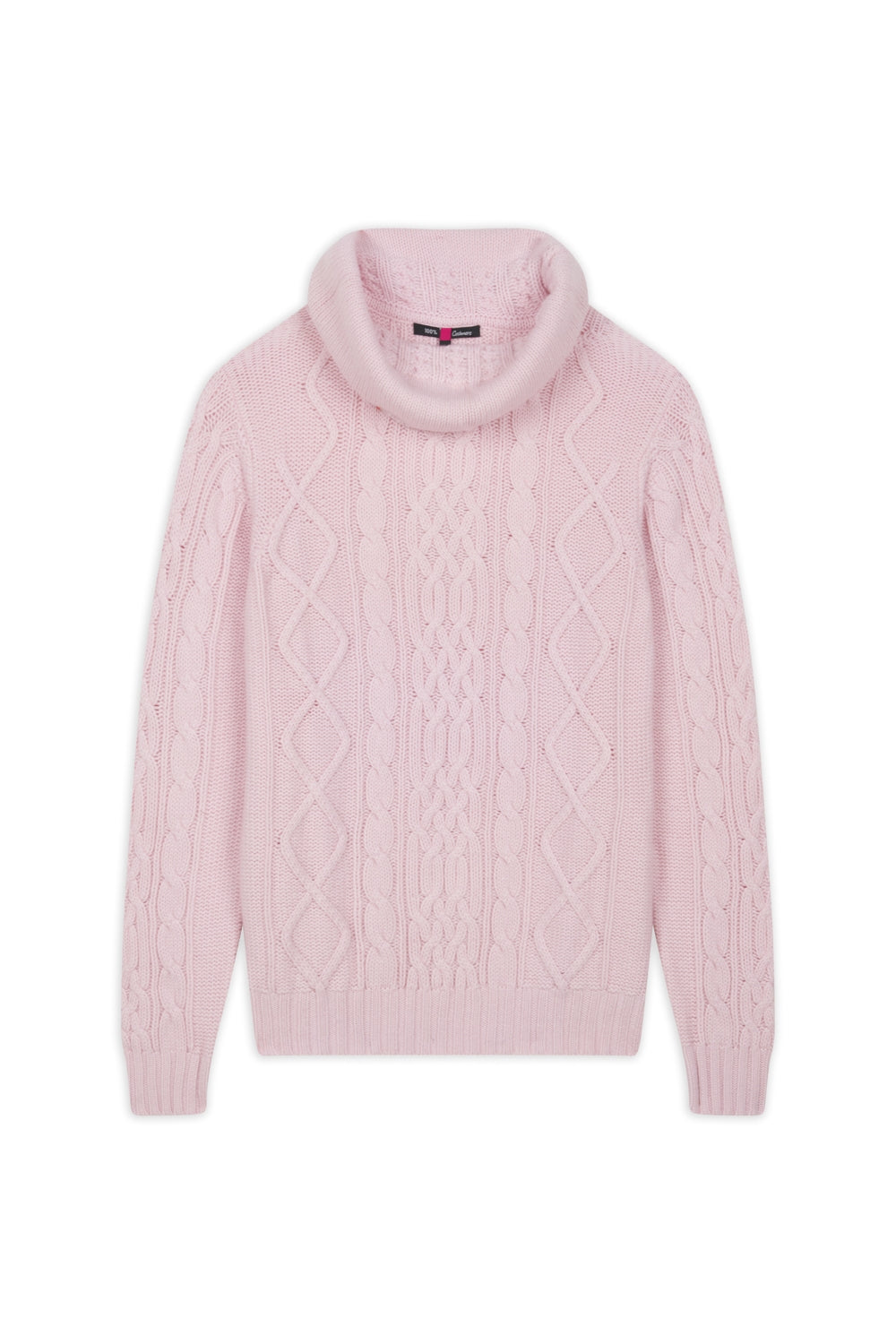Wynona women's cashmere - pale pink - Mahogany