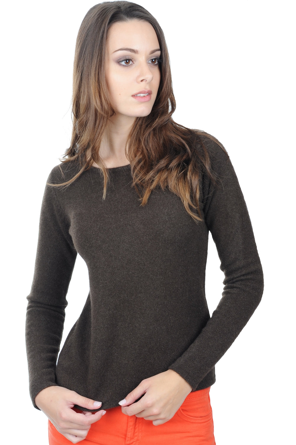 YakLine in yak for women - natural brown - Mahogany