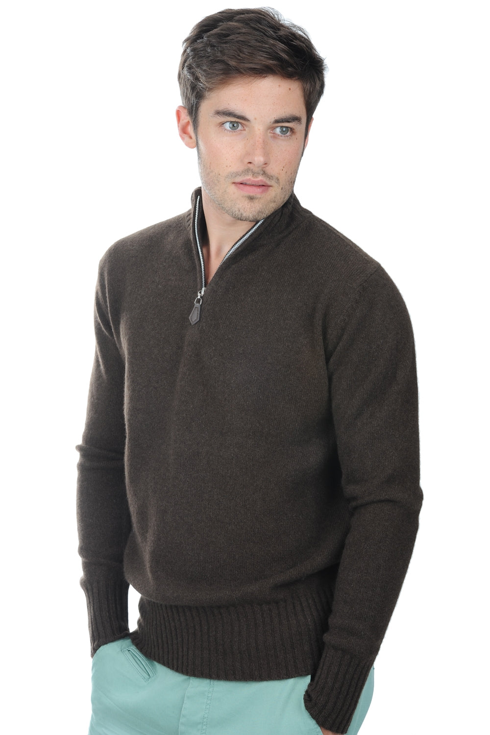 YakCharl in yak for men - natural brown - Mahogany
