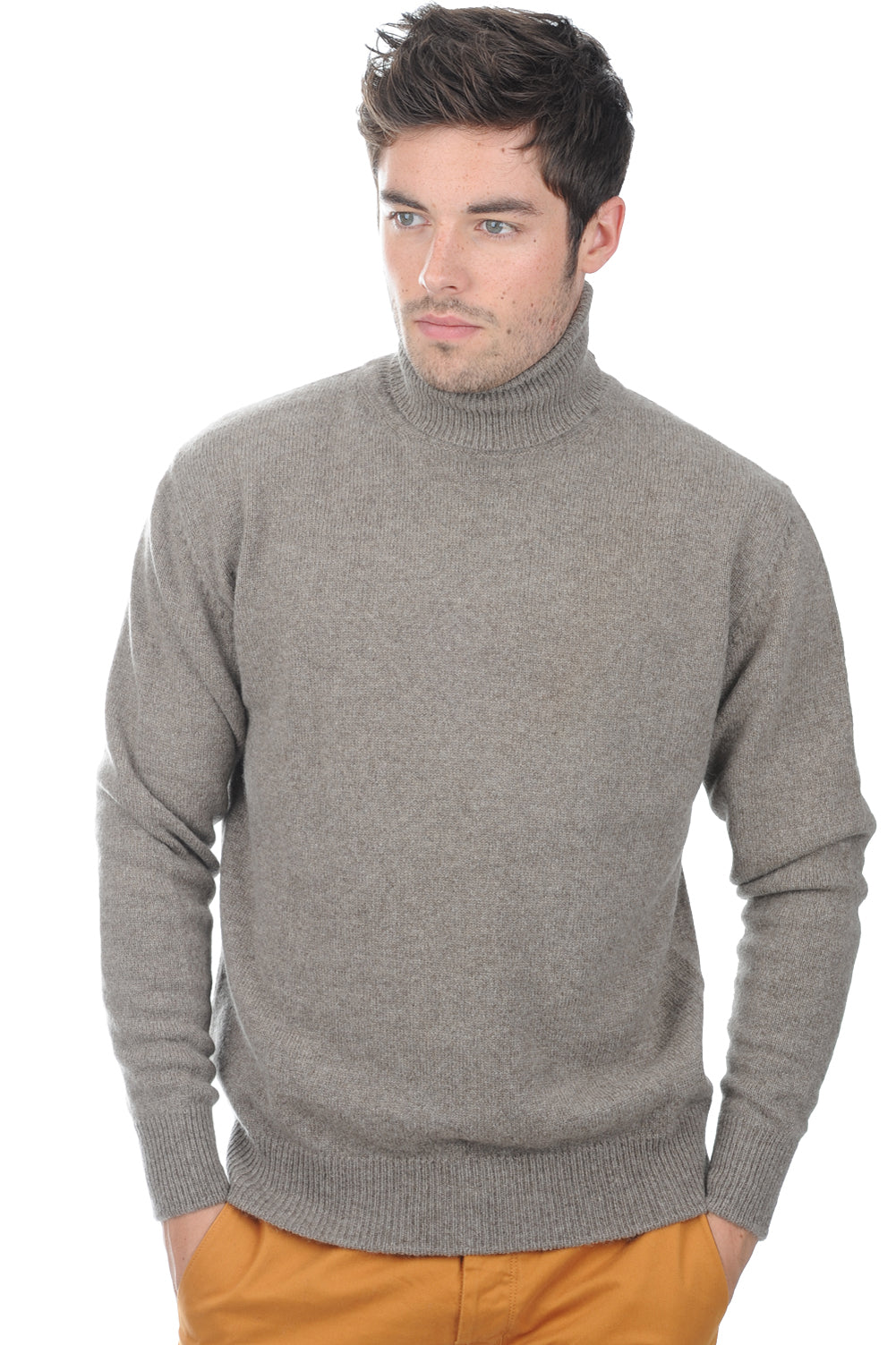 YakEdgar in yak for men - natural marmot - Mahogany