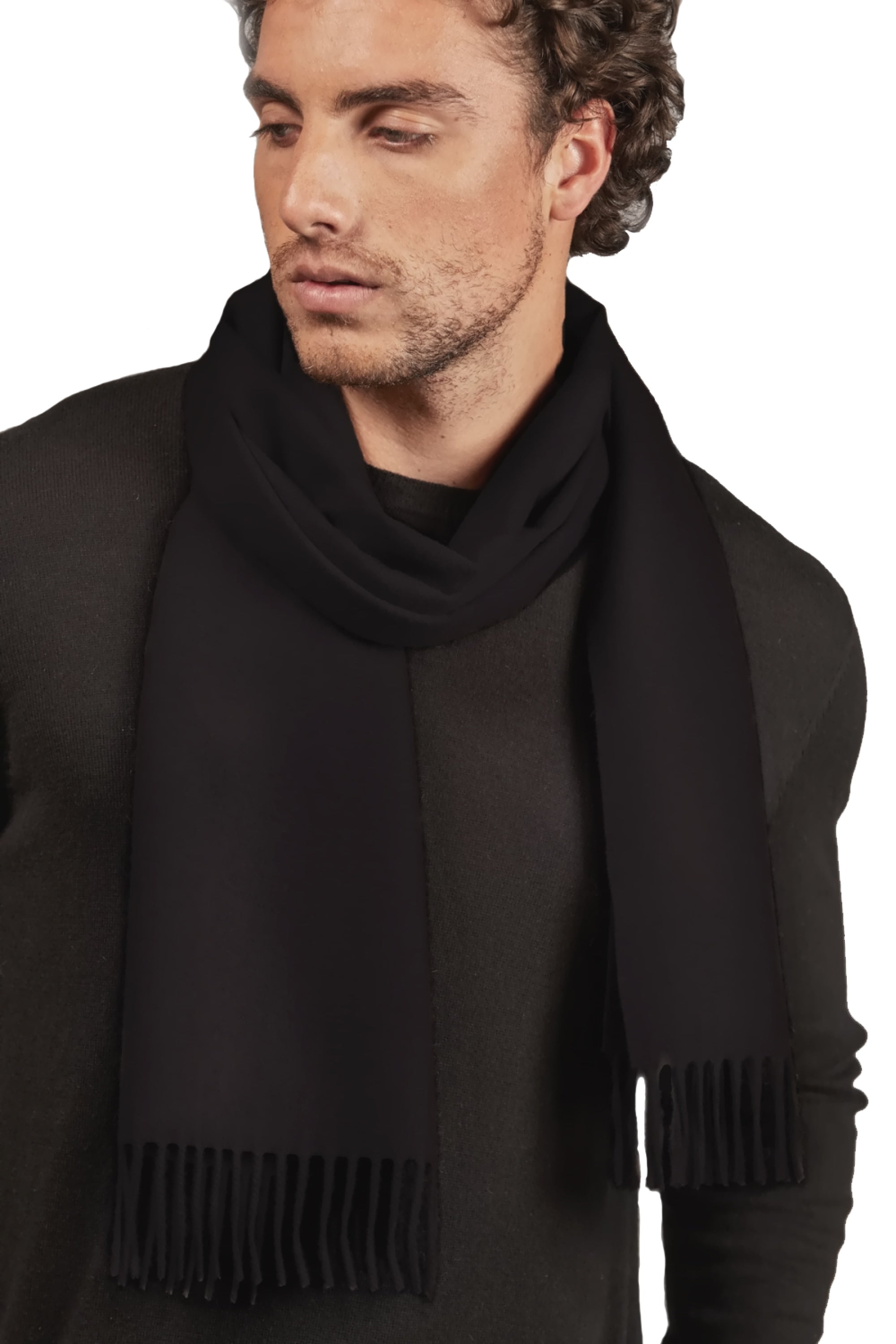 VicunaZak mixed vicuña jumper - black - Mahogany