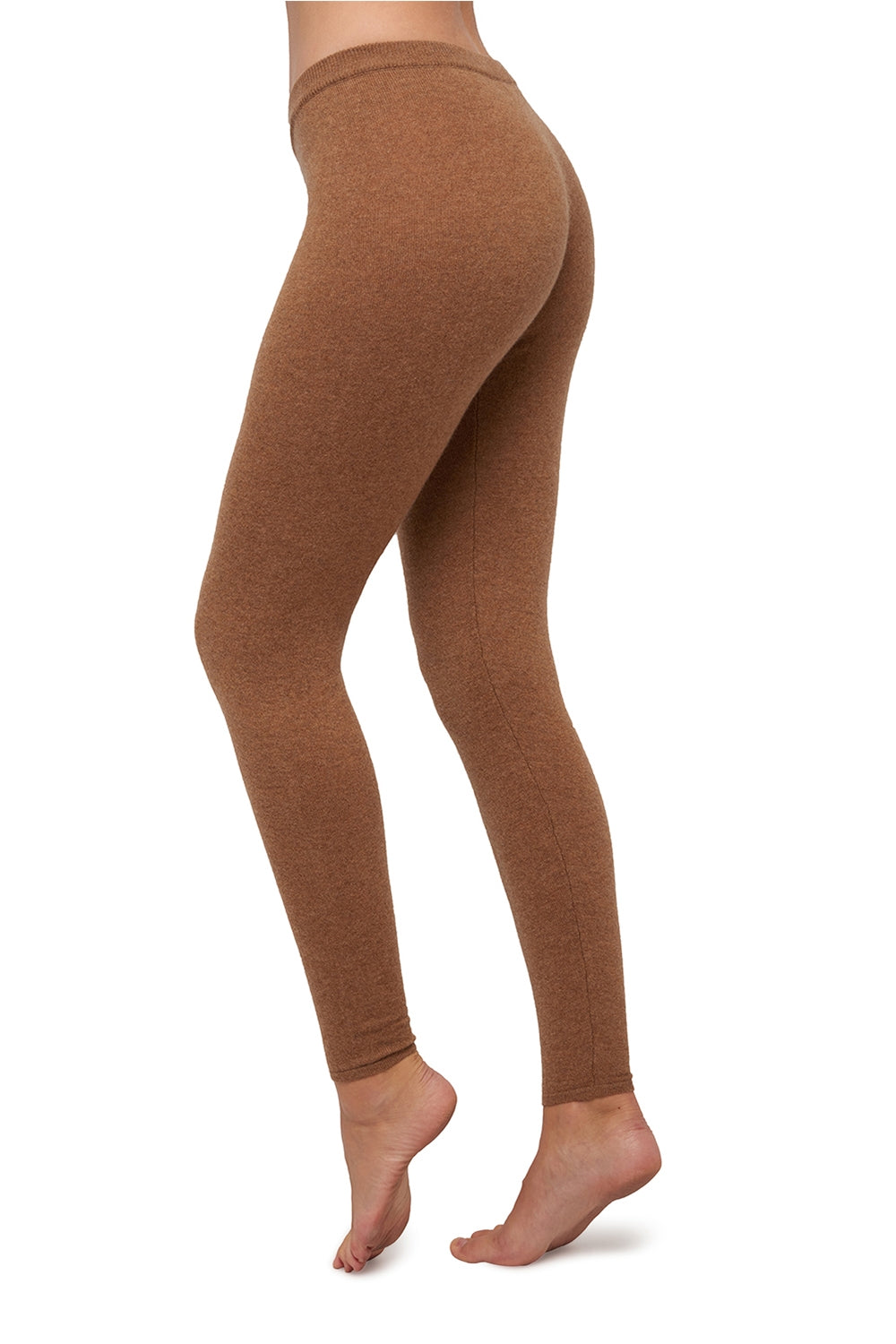 Xelina women's cashmere - View 1 - camel marl - Mahogany