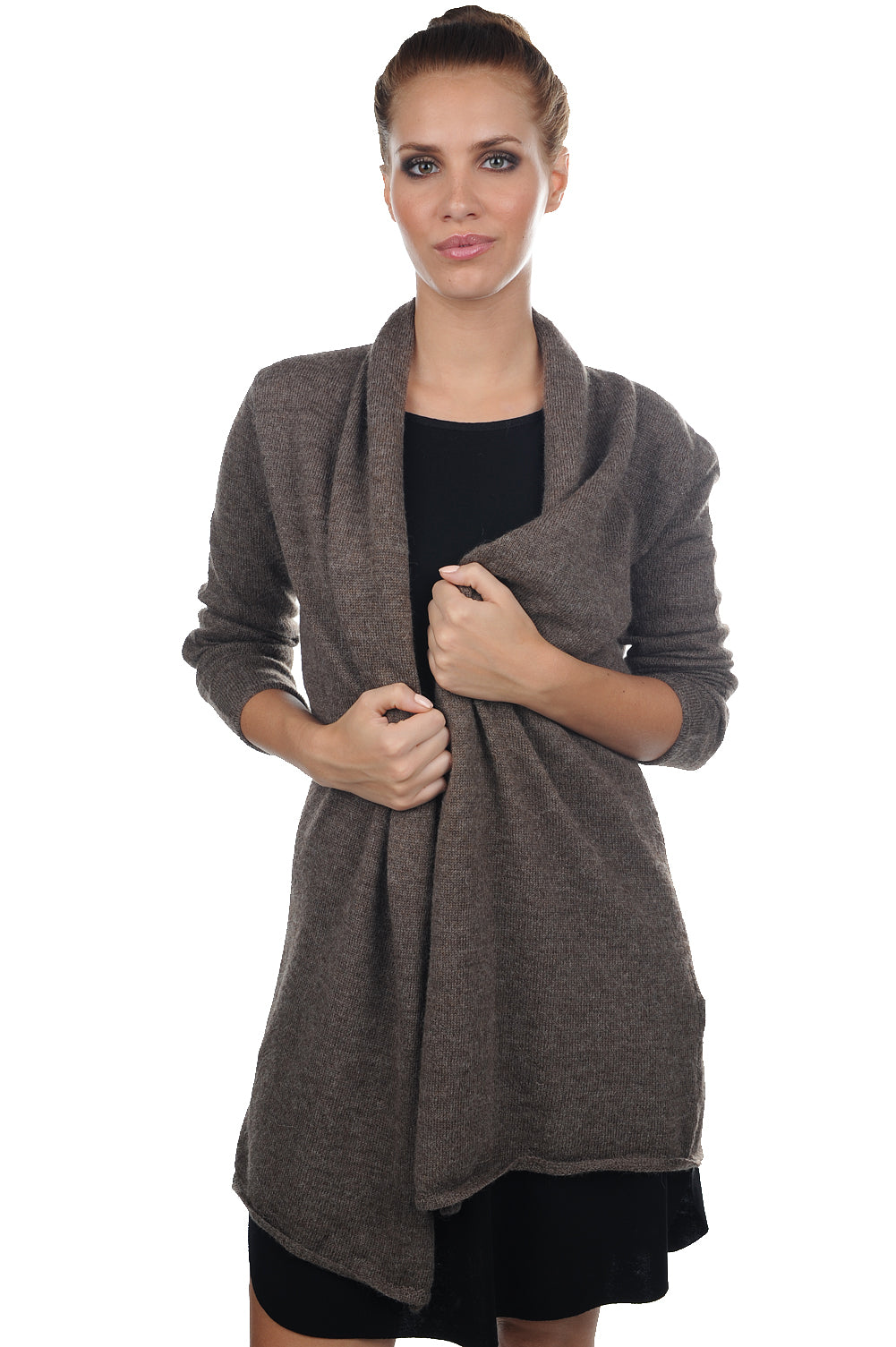 Pucci-Alpaga women's baby alpaca - natural - Mahogany