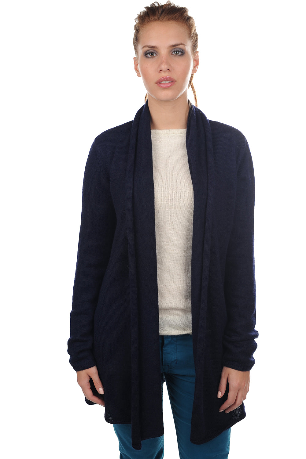 Pucci-Alpaga women's baby alpaca - navy blue - Mahogany