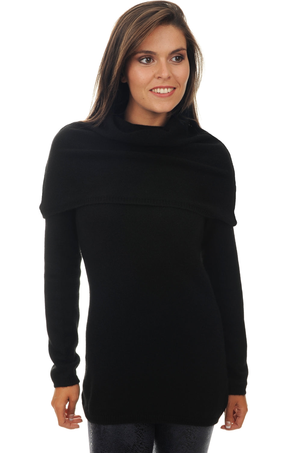 Yness in yak for women - black - Mahogany