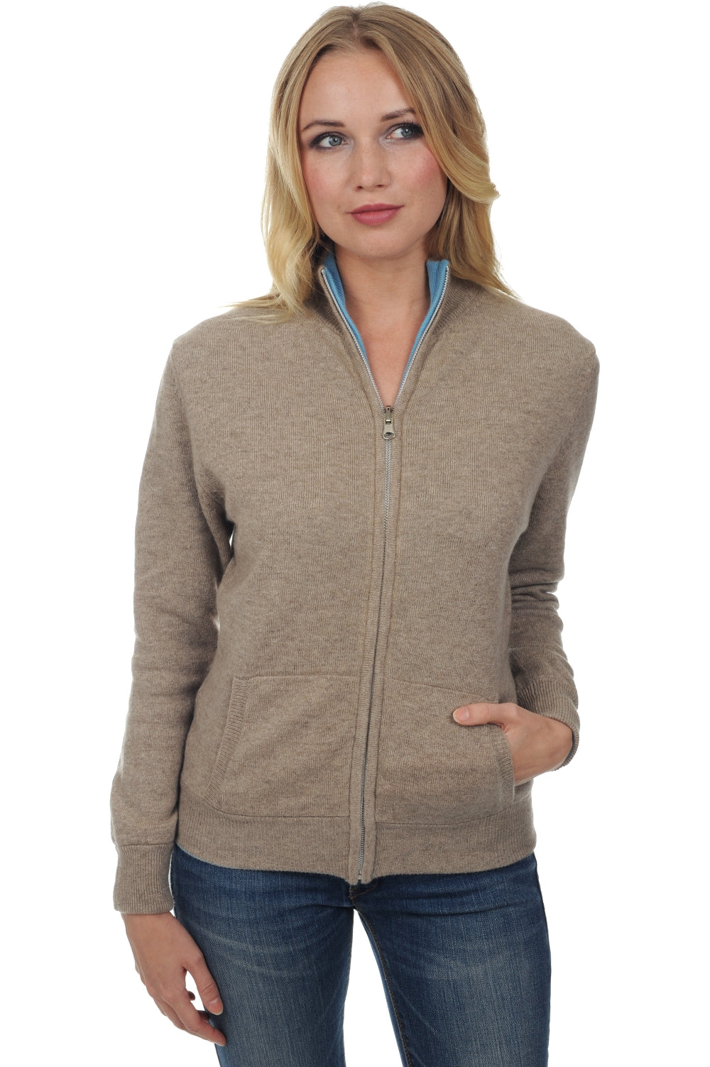 Akemi women's cashmere - natural brown marl-tourmaline - Mahogany