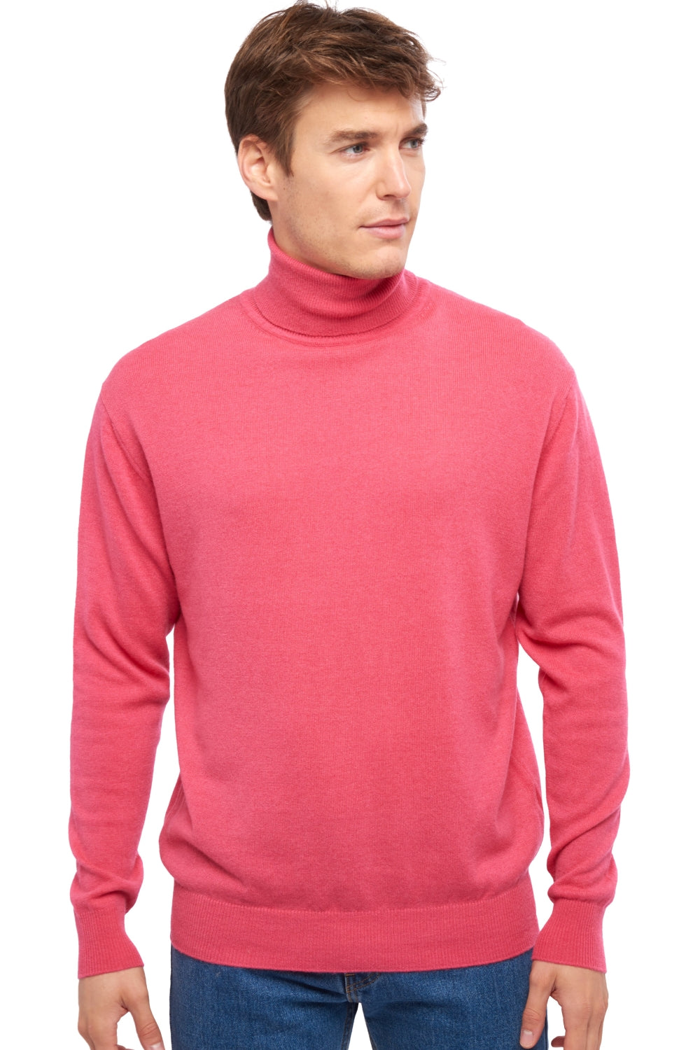 Edgar men's cashmere - shocking pink - Mahogany