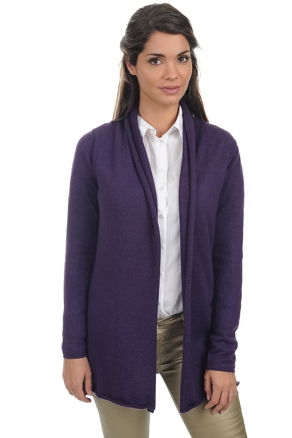Pucci-Alpaga women's baby alpaca - purple - Mahogany