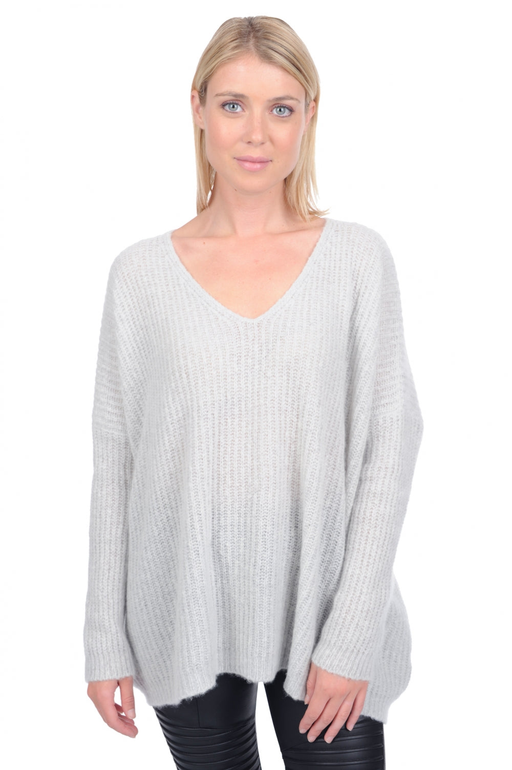 Daenerys women's cashmere - mist - Mahogany
