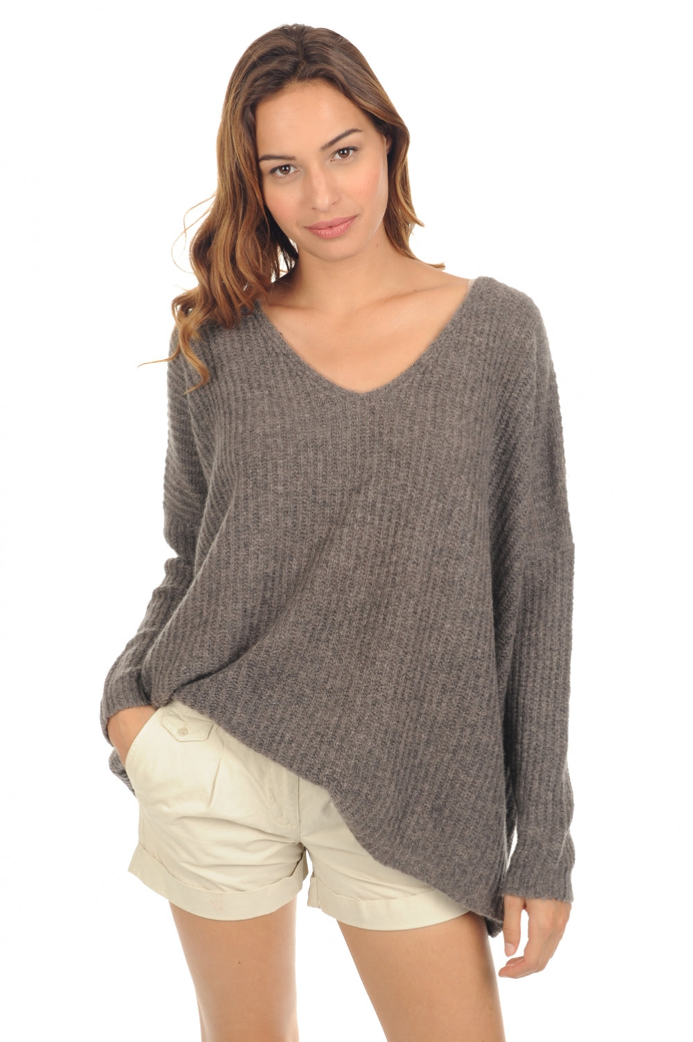 Daenerys women's cashmere - musk - Mahogany