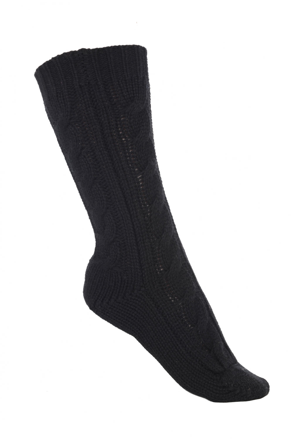 Pedibus cashmere unisex socks - black - Mahogany