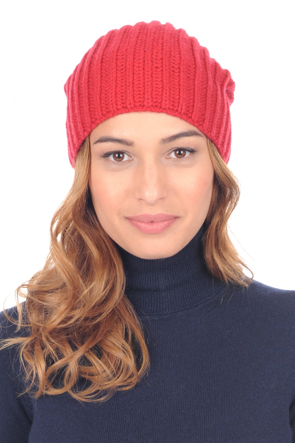 Youpie in cashmere unisex - rouge velours - Mahogany
