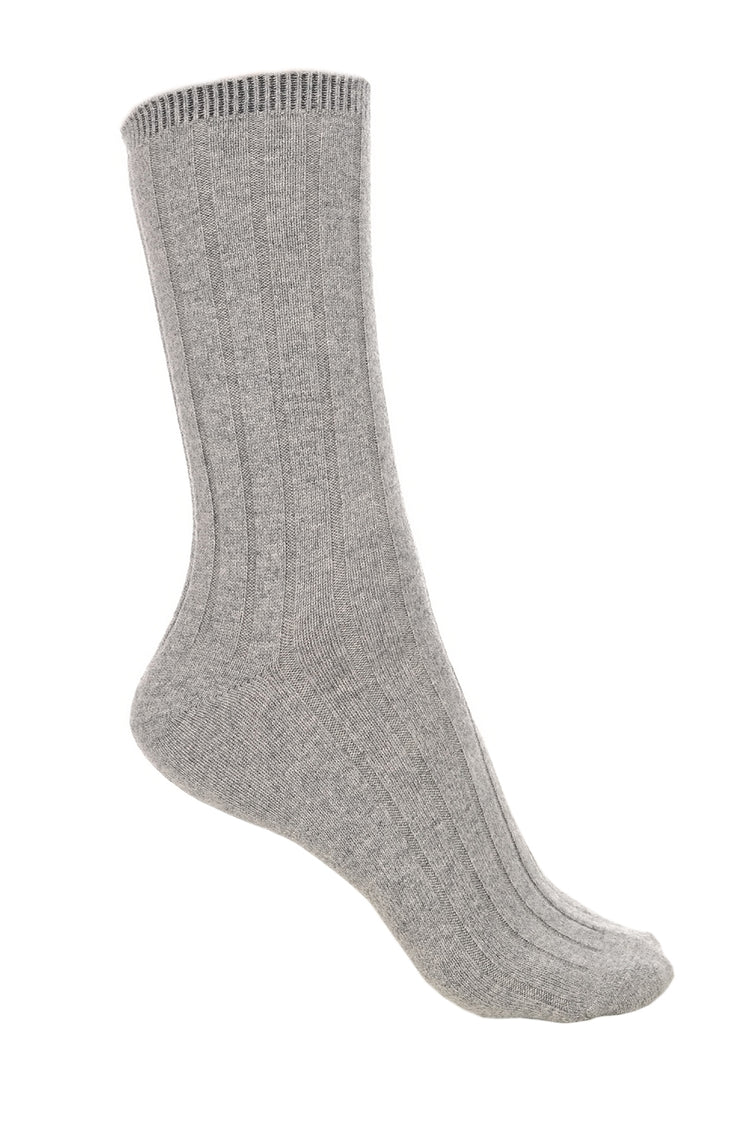 Dragibus in cashmere & elastane for women - marl grey - Mahogany
