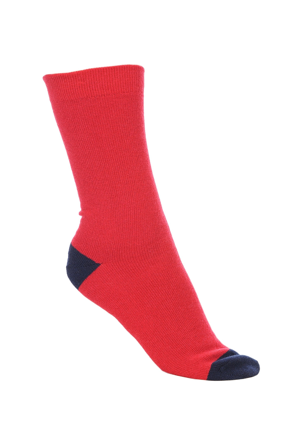 Frontibus women's cashmere & elastane jumper - velvet red-dark navy - Mahogany