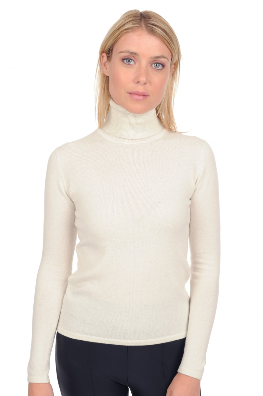 Jade Premium women's cashmere jumper - tenzin natural - Mahogany