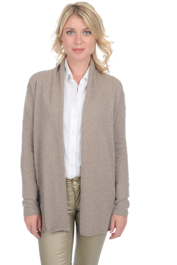 Pucci Premium women's cashmere - dolma natural - Mahogany
