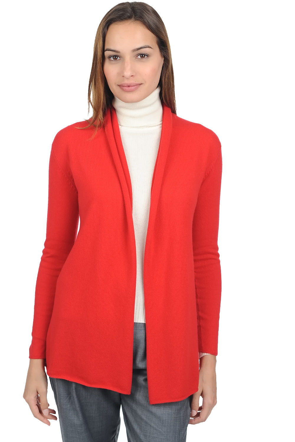 Pucci Premium women's cashmere - red - Mahogany