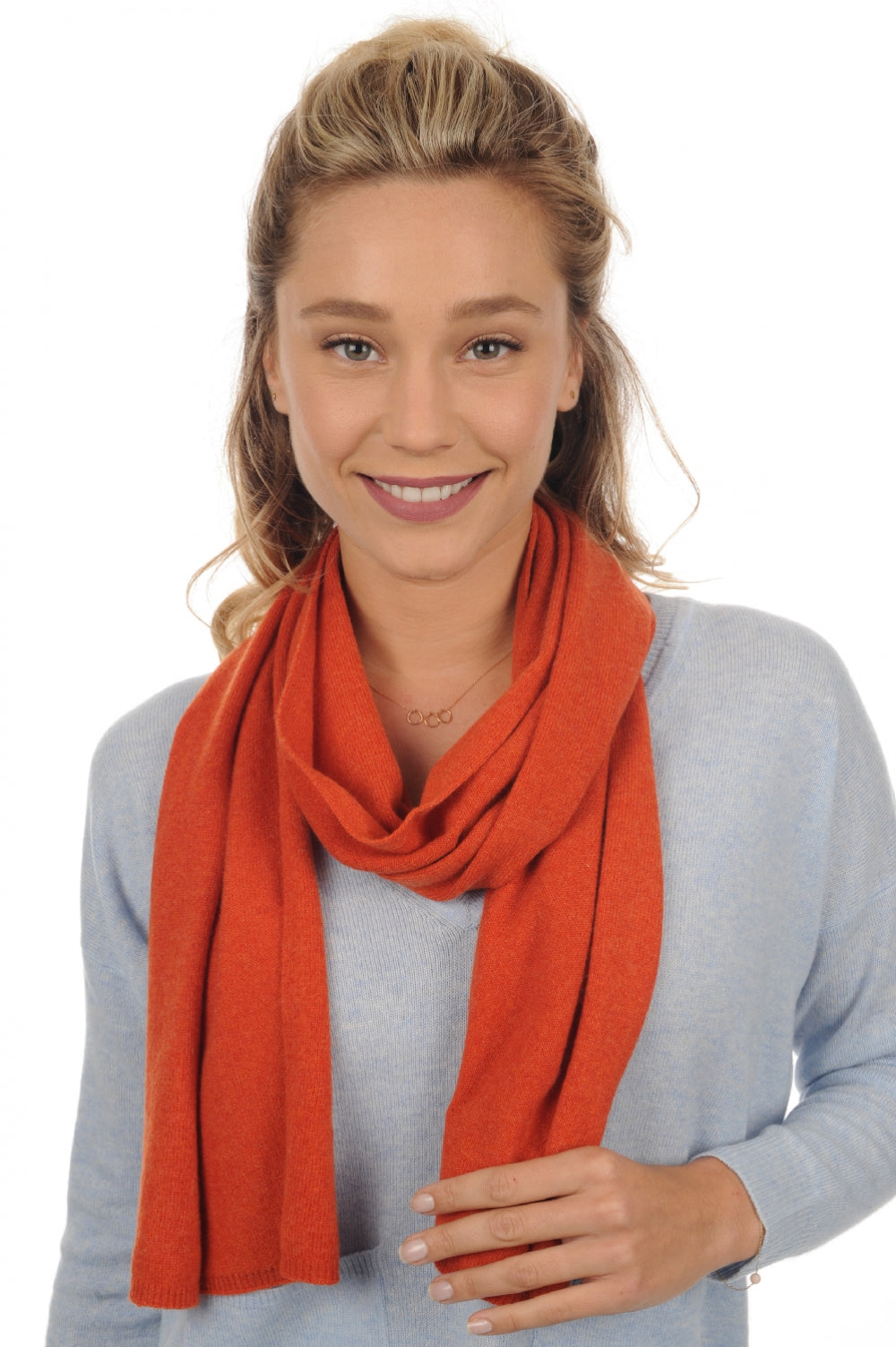 Ozone in mixed cashmere - paprika - Mahogany