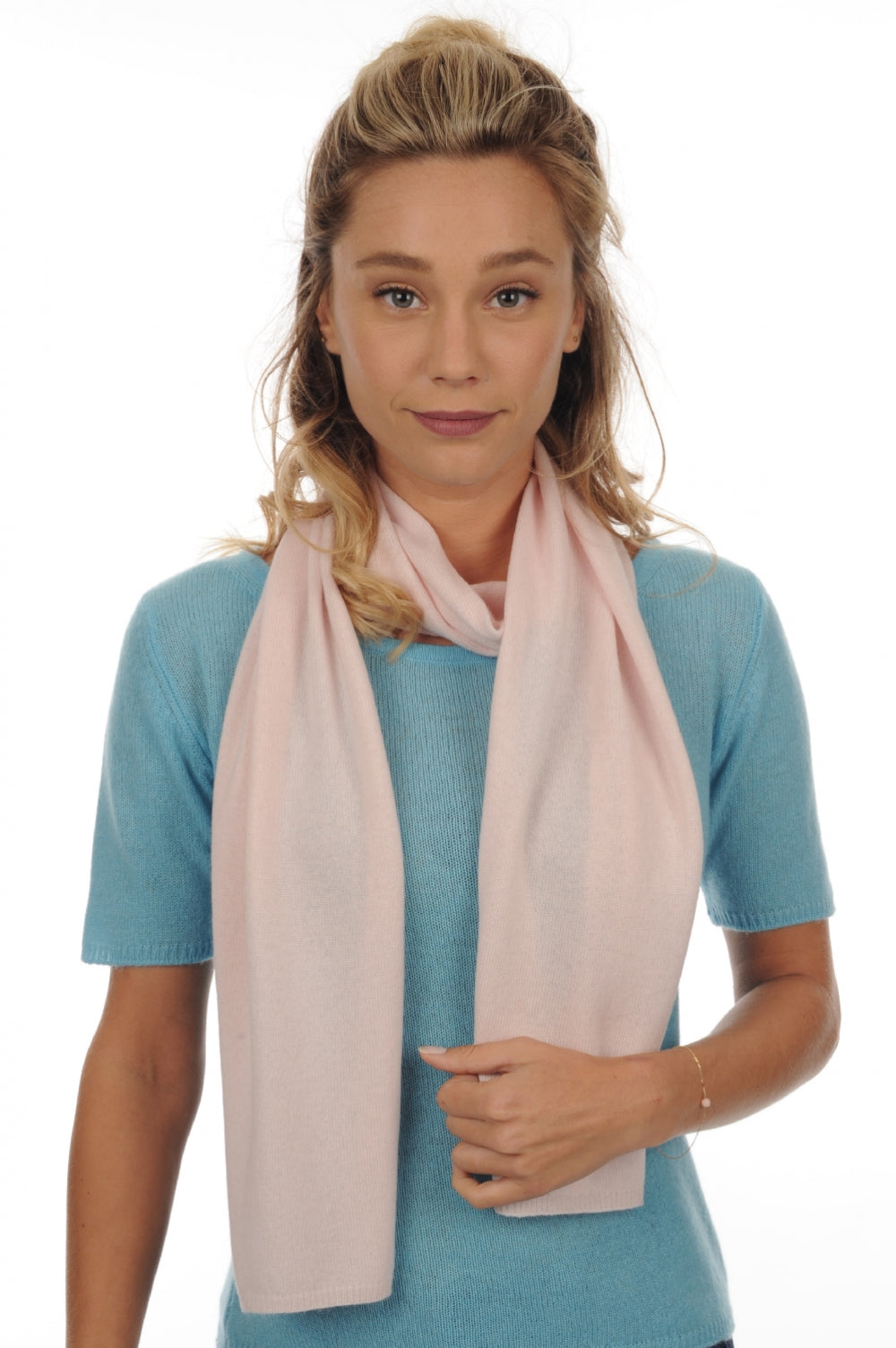Ozone in mixed cashmere - pale pink - Mahogany
