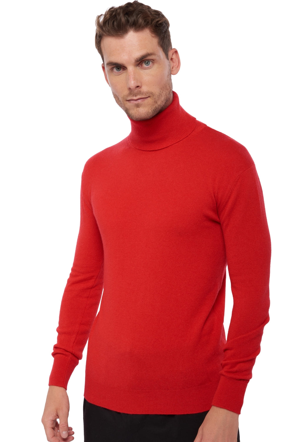 Preston men's cashmere - red - Mahogany