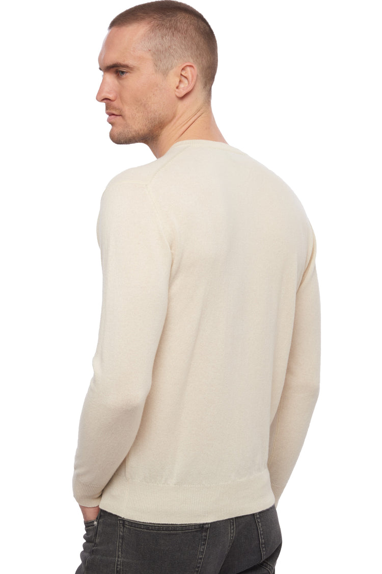 Hippolyte in cashmere for men - View 1 - natural écru - Mahogany