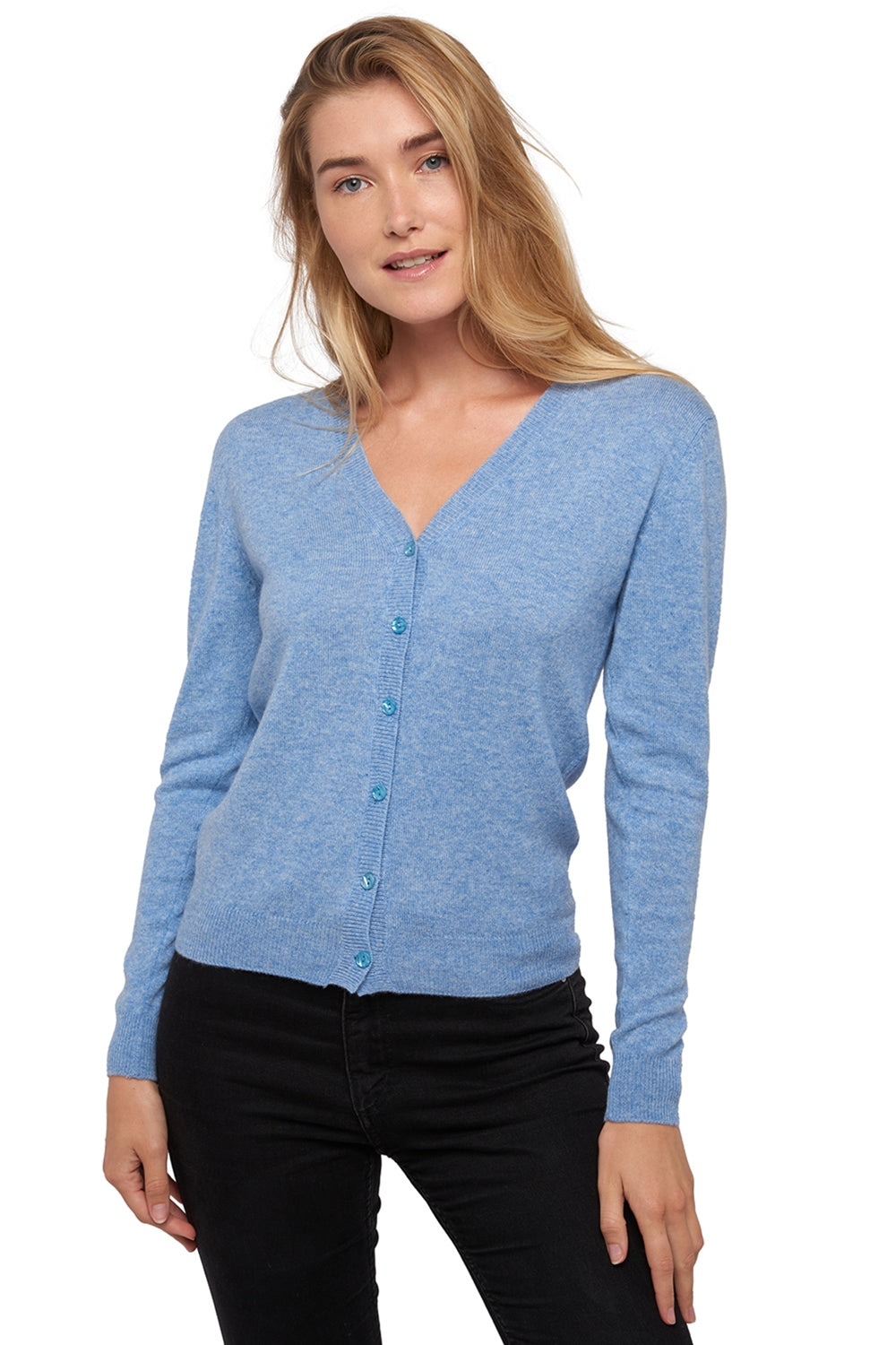 Taline women's cashmere jumper - stonewash - Mahogany
