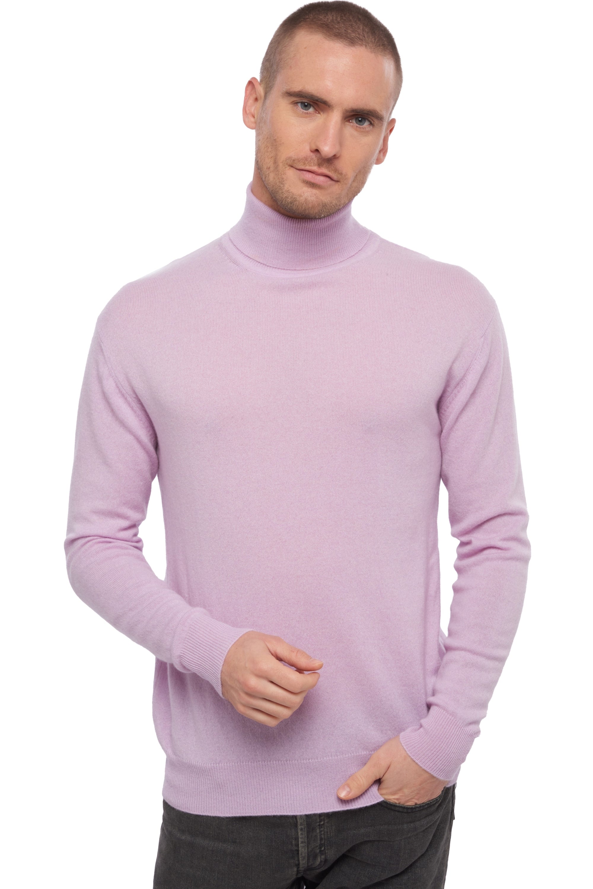 Edgar men's cashmere - lilac - Mahogany