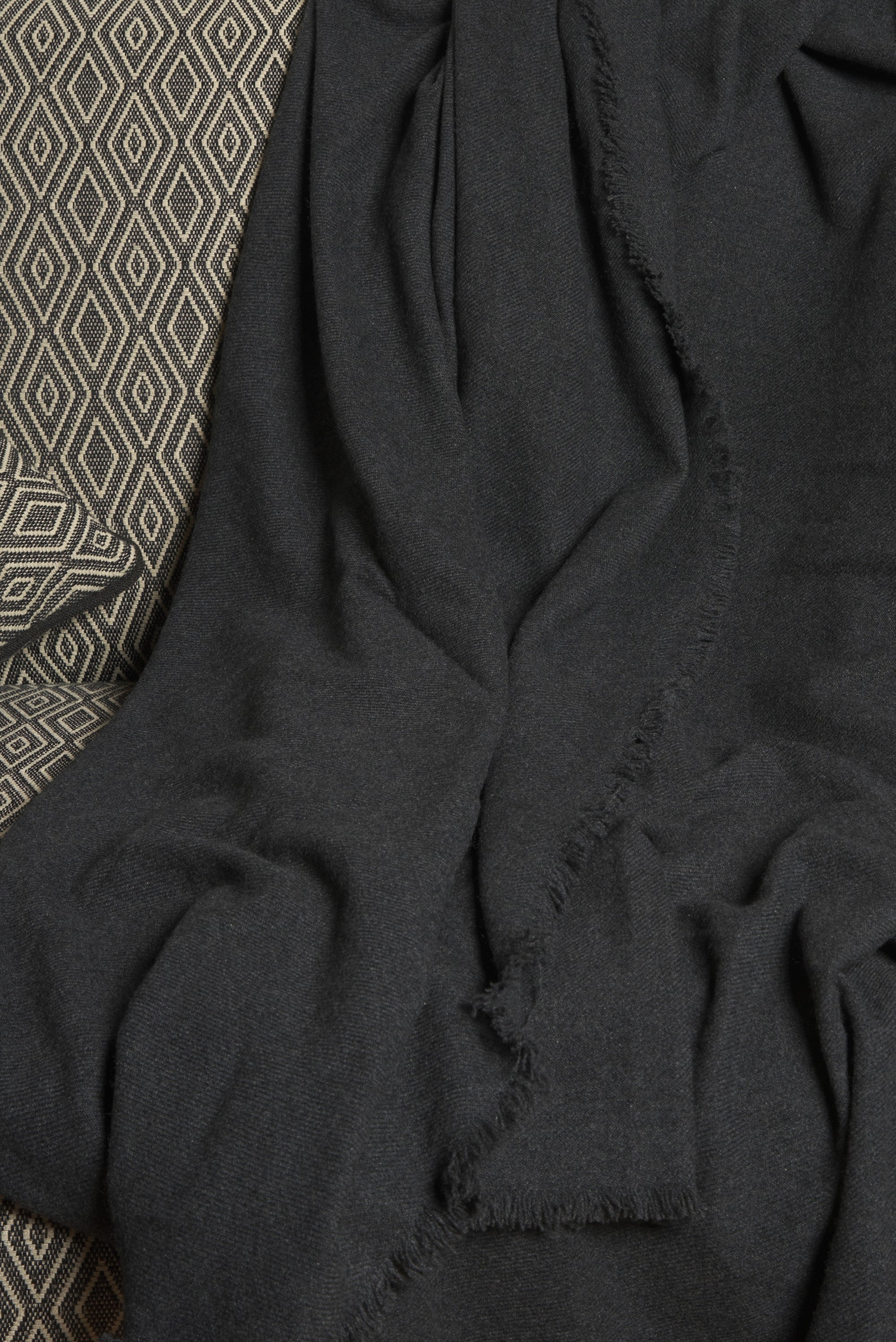 Toodoo Plain S in mixed cashmere - carbon - Mahogany