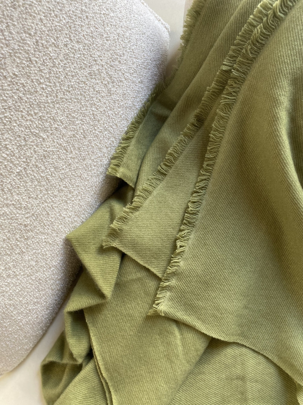 Toodoo Plain S in mixed cashmere - jungle green - Mahogany