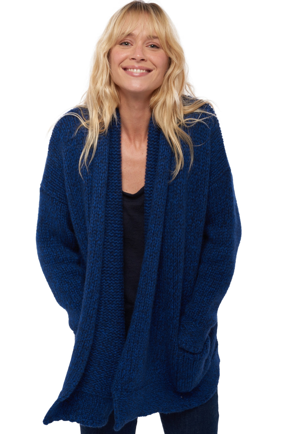 Vienne in women's cashmere - dark navy / kleny - Mahogany