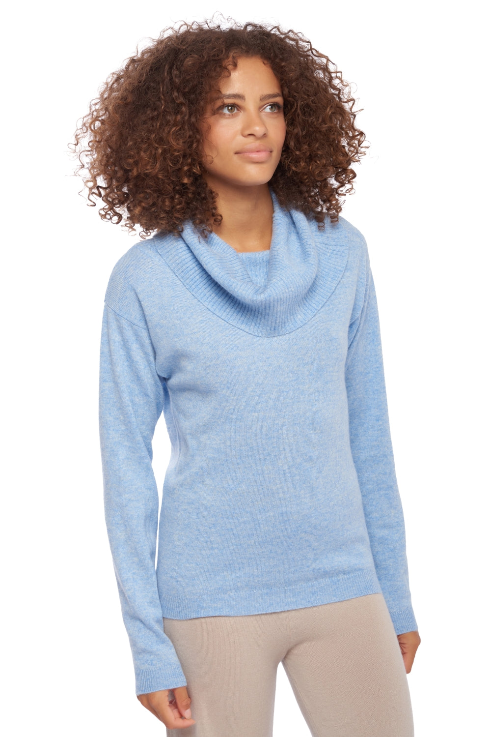 Anapolis cashmere women's jumper - stonewash - Mahogany