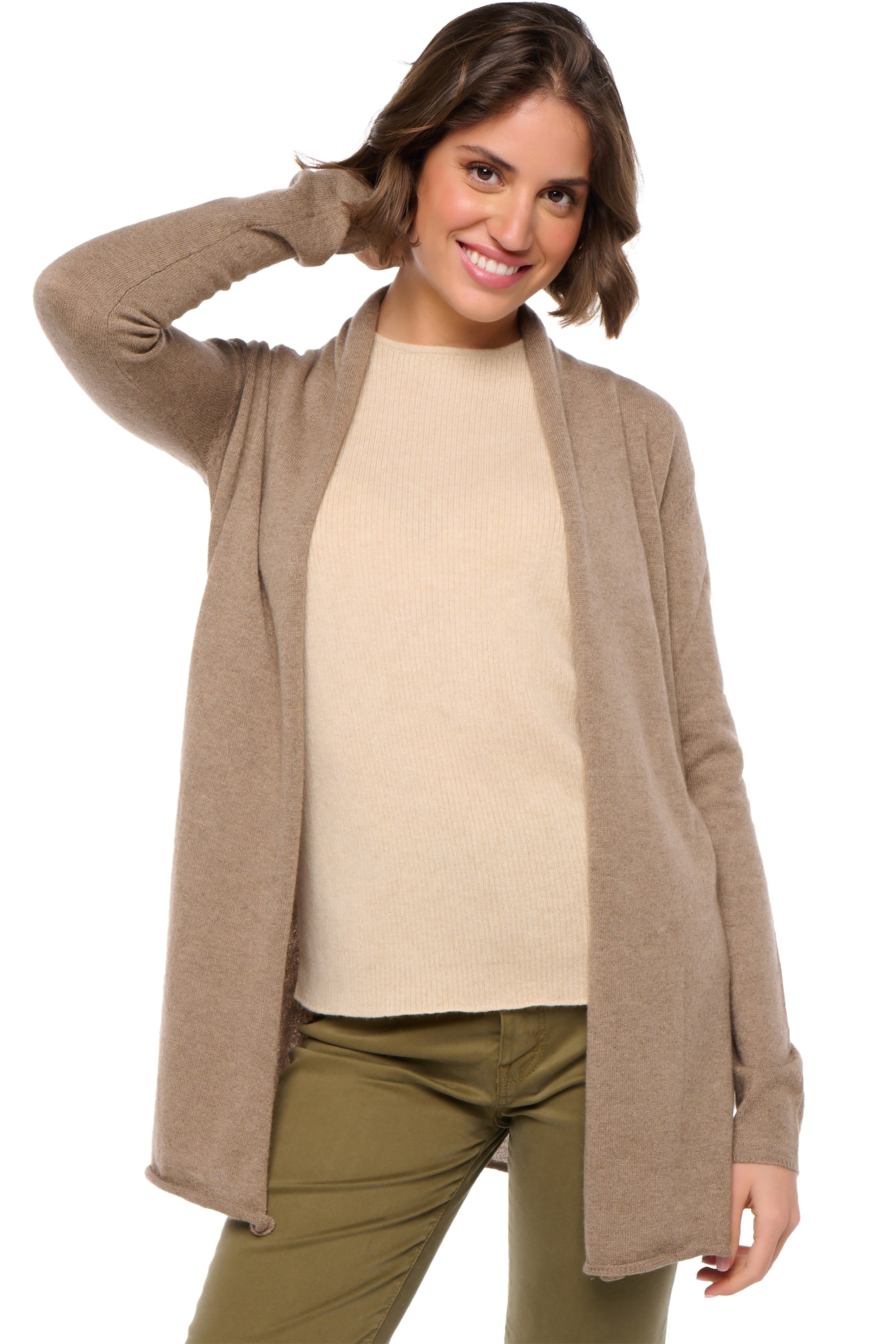 Pucci women's cashmere - natural terra - Mahogany