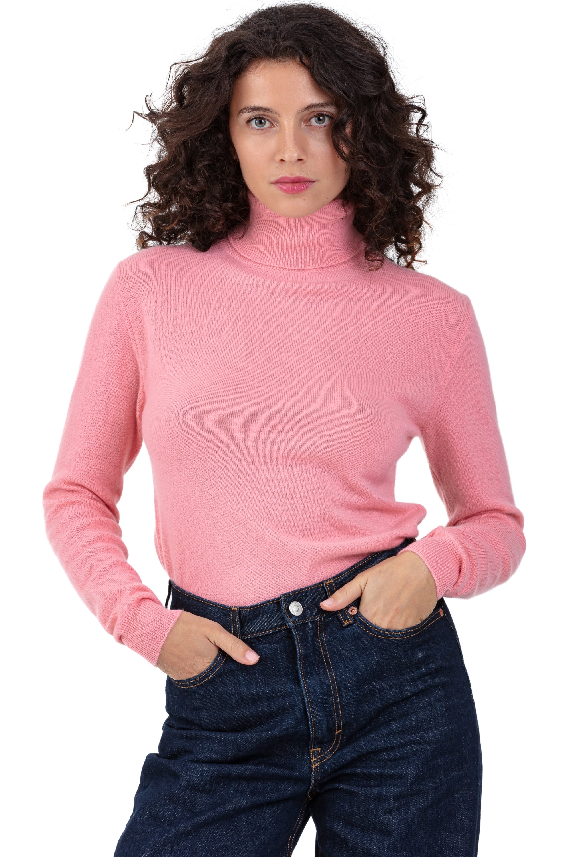 Tale cashmere women's jumper - tea rose - Mahogany