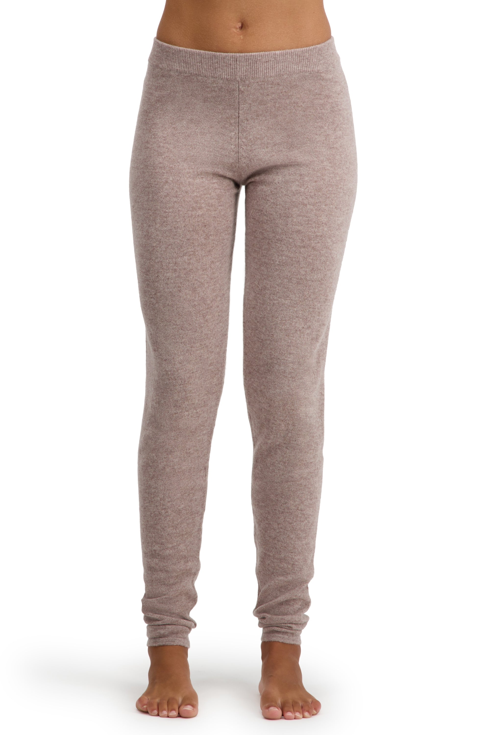 Tadasana in women's cashmere - toast - Mahogany