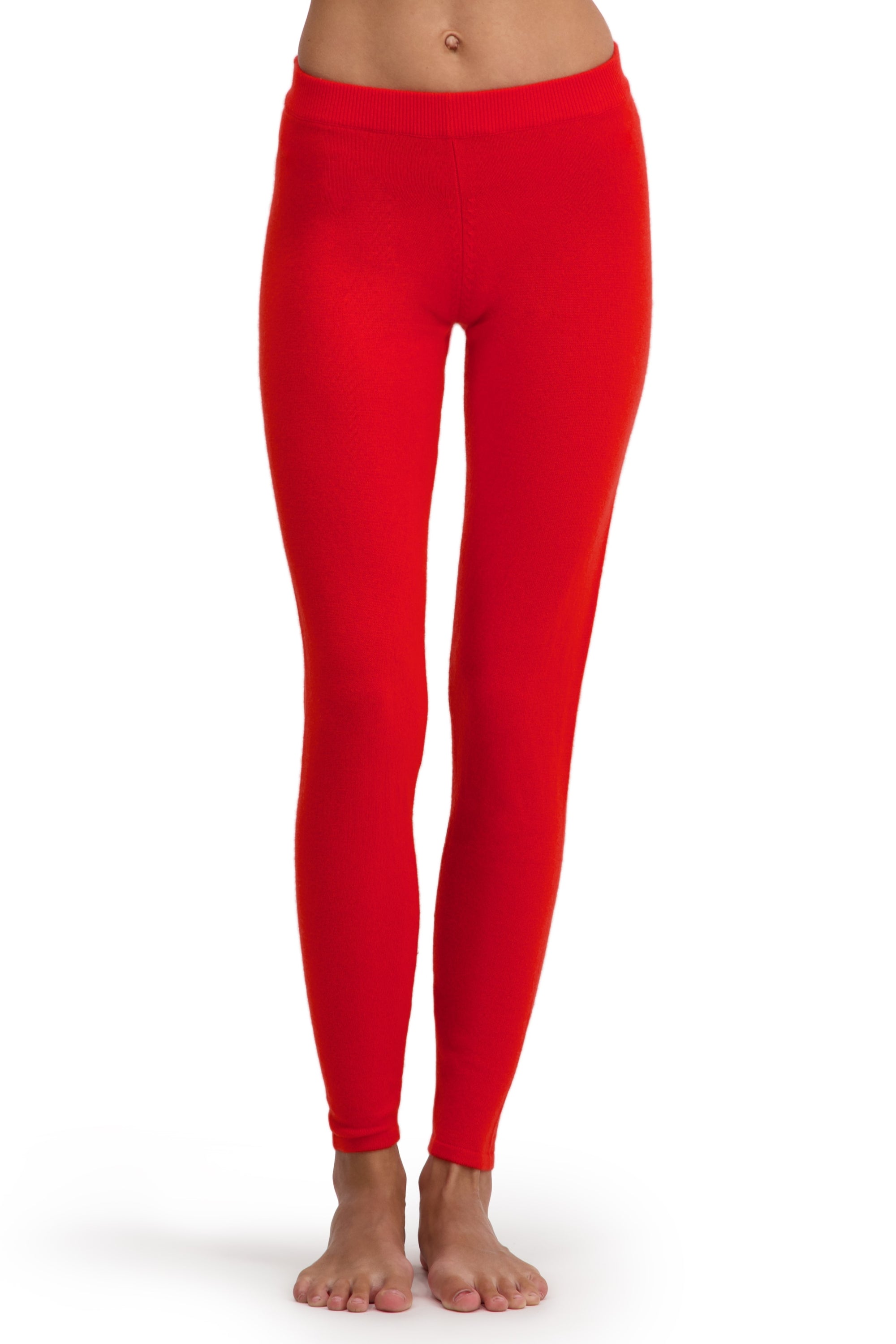Tadasana in women's cashmere - tomato - Mahogany