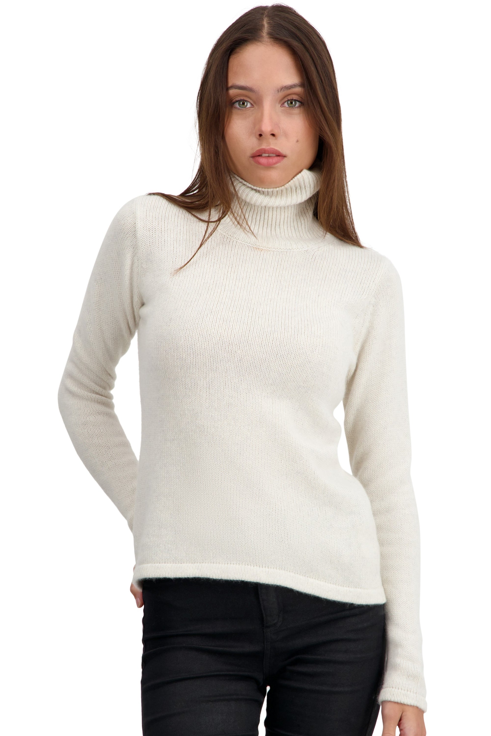 Women's cashmere Taipei - phantom - Mahogany
