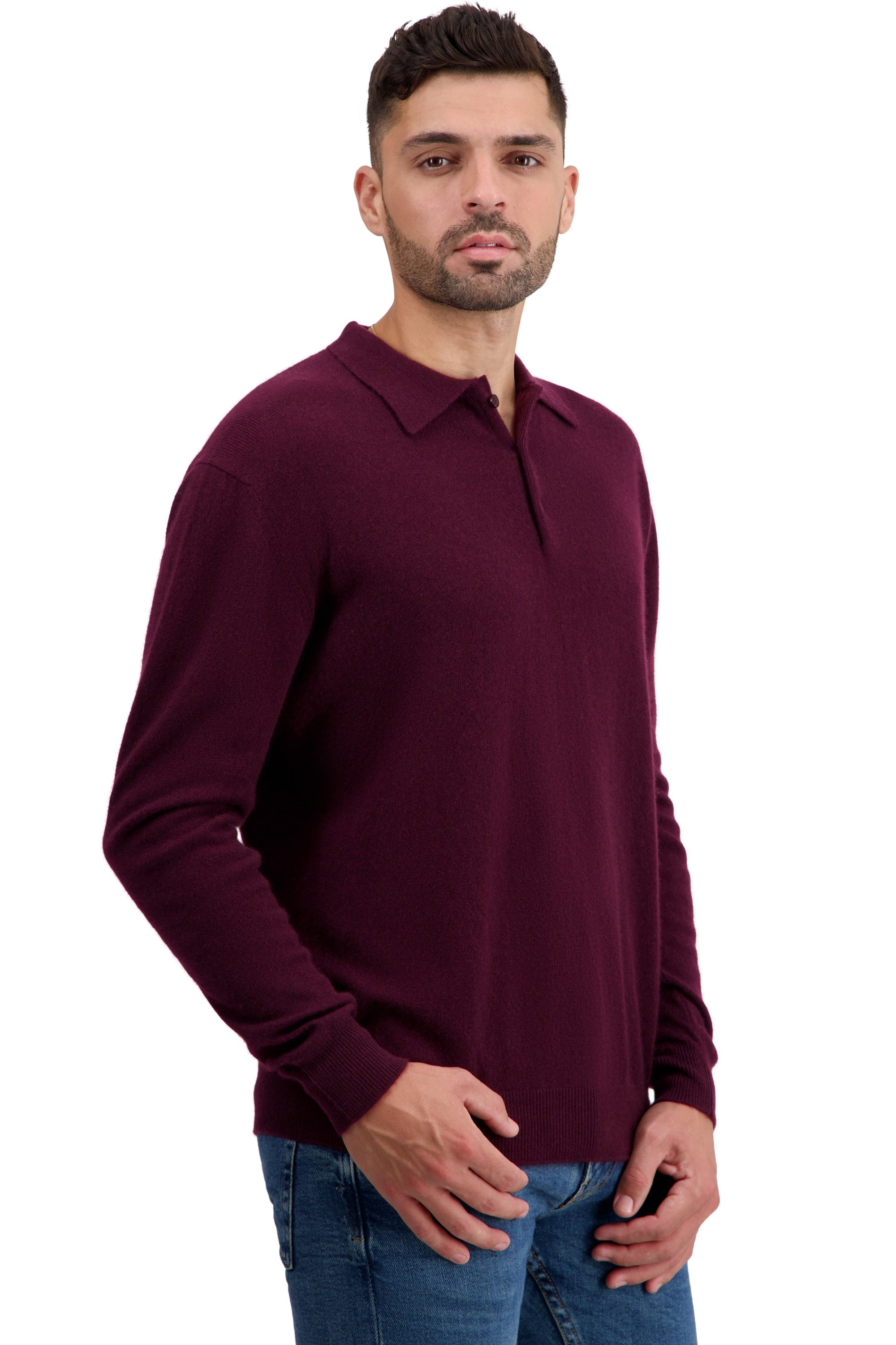 Men's cashmere Tarn - bordeaux - Mahogany