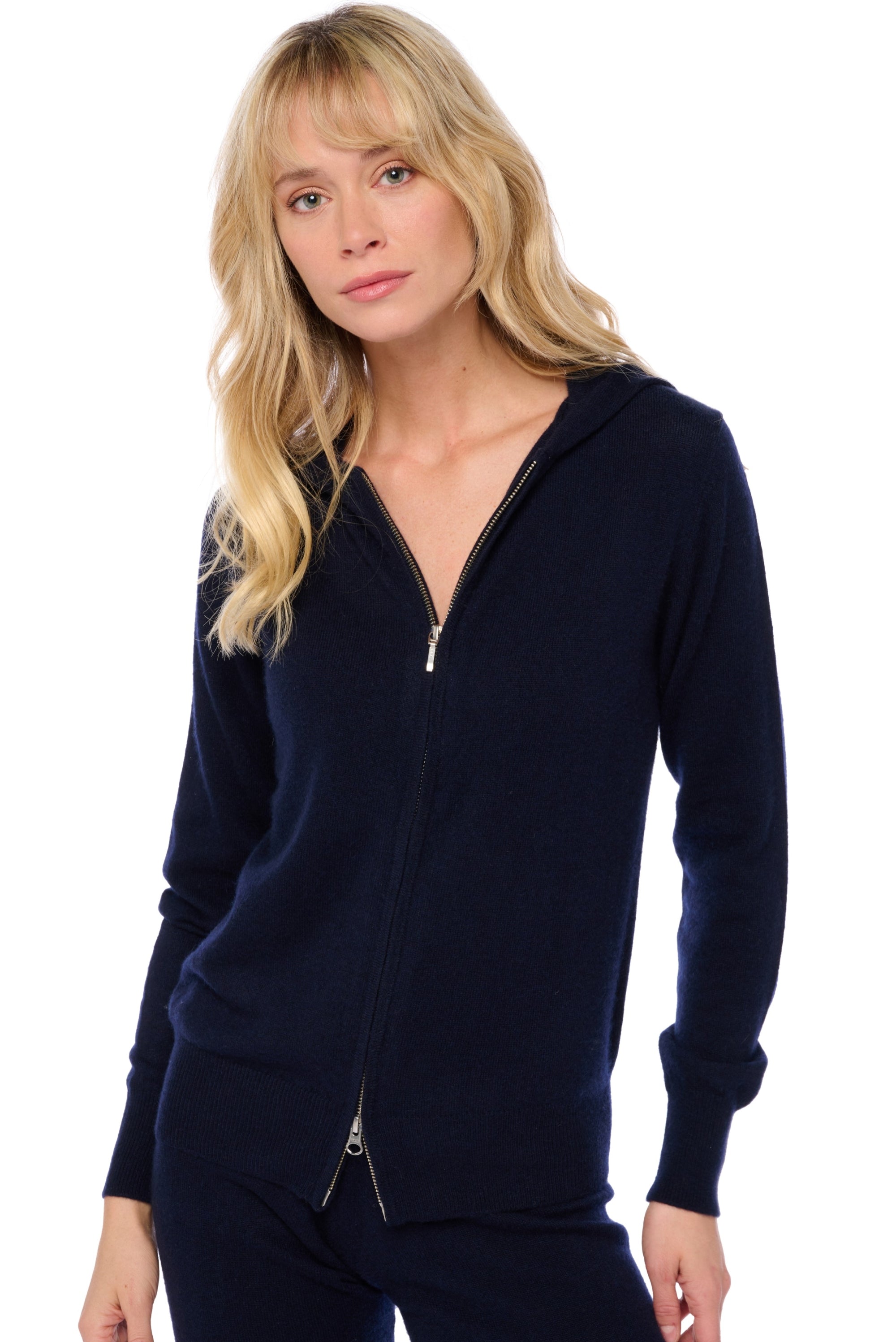 Women's cashmere Tina - dark navy - Mahogany