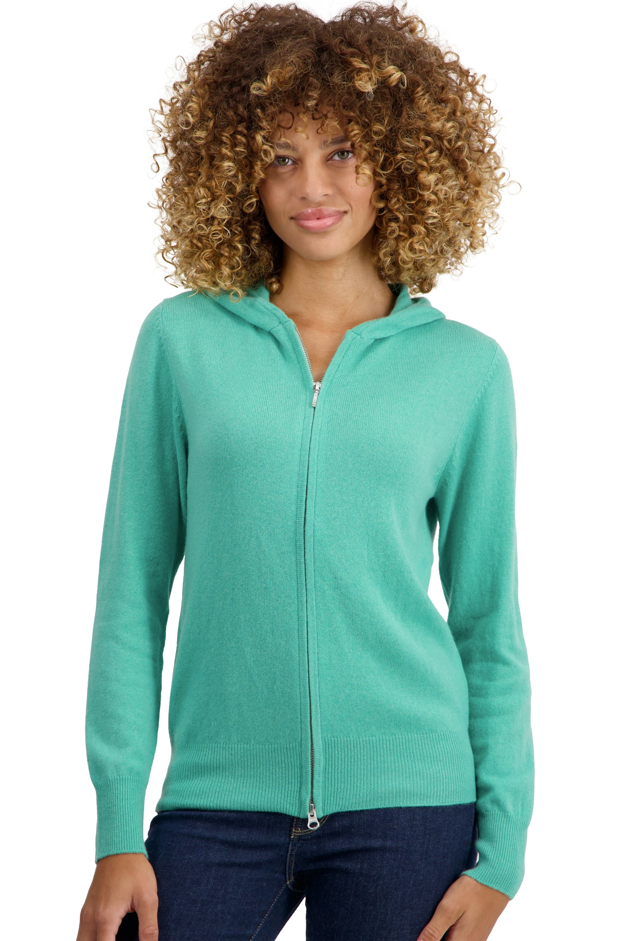 Women's cashmere Tina - nile - Mahogany