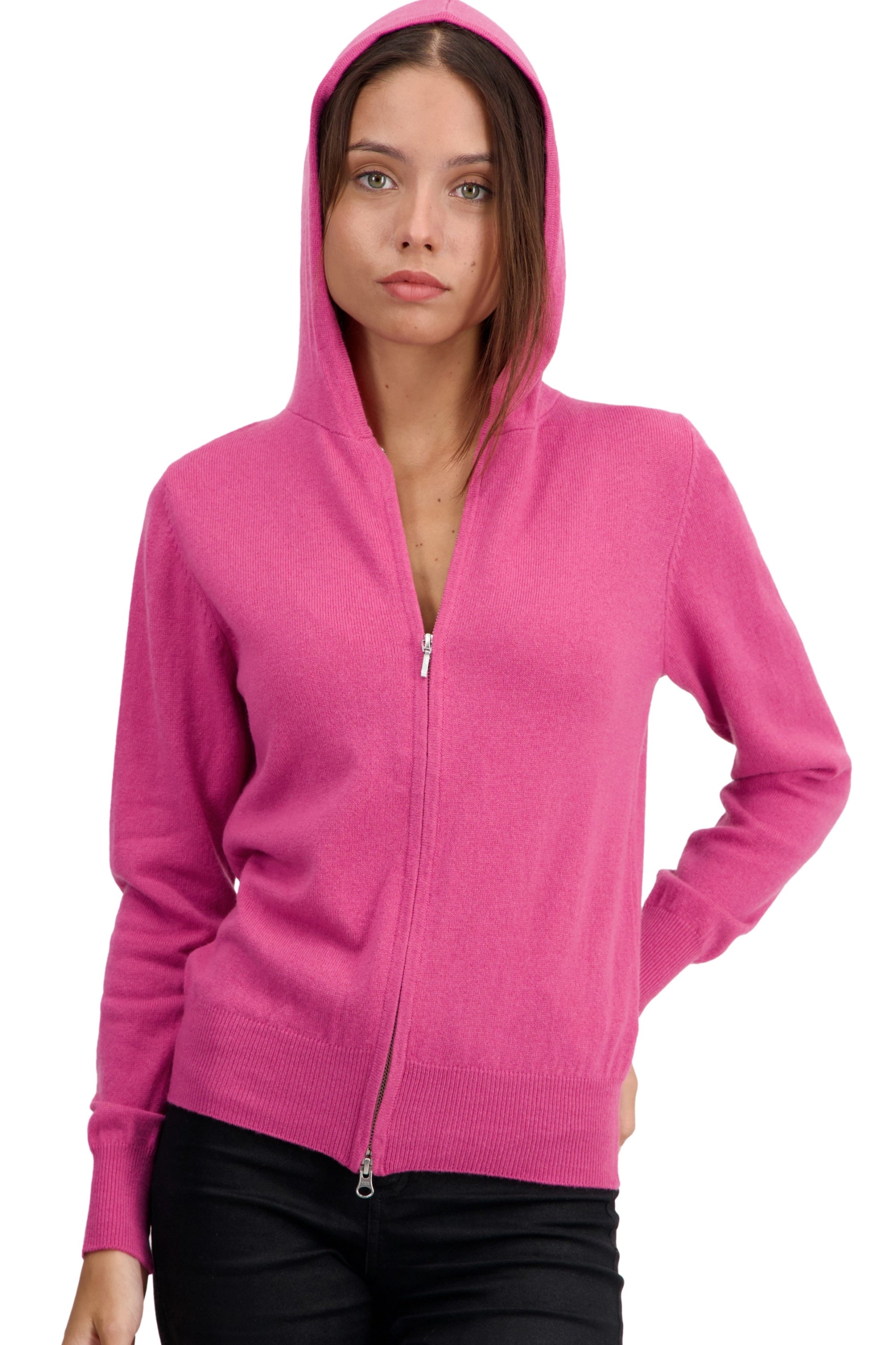 Women's cashmere Tina - poinsetta - Mahogany