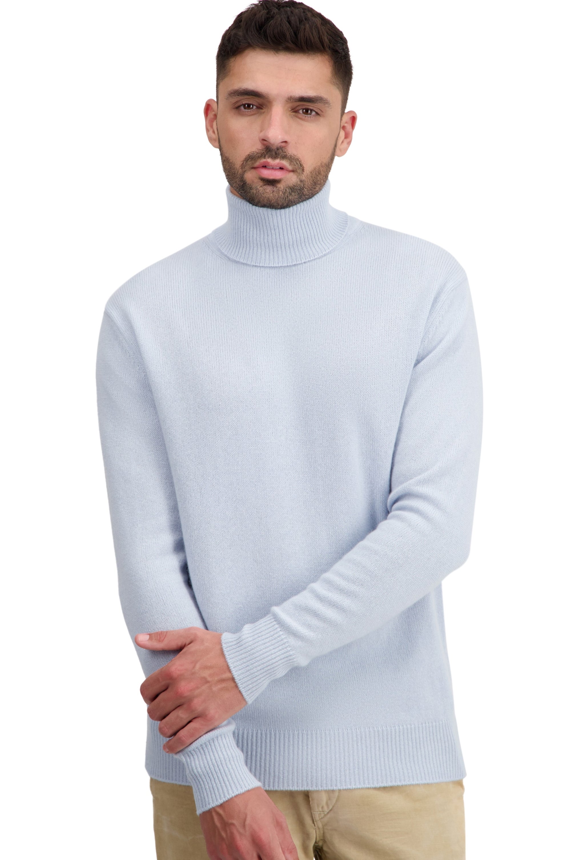 Torino cashmere men's jumper - whisper - Mahogany