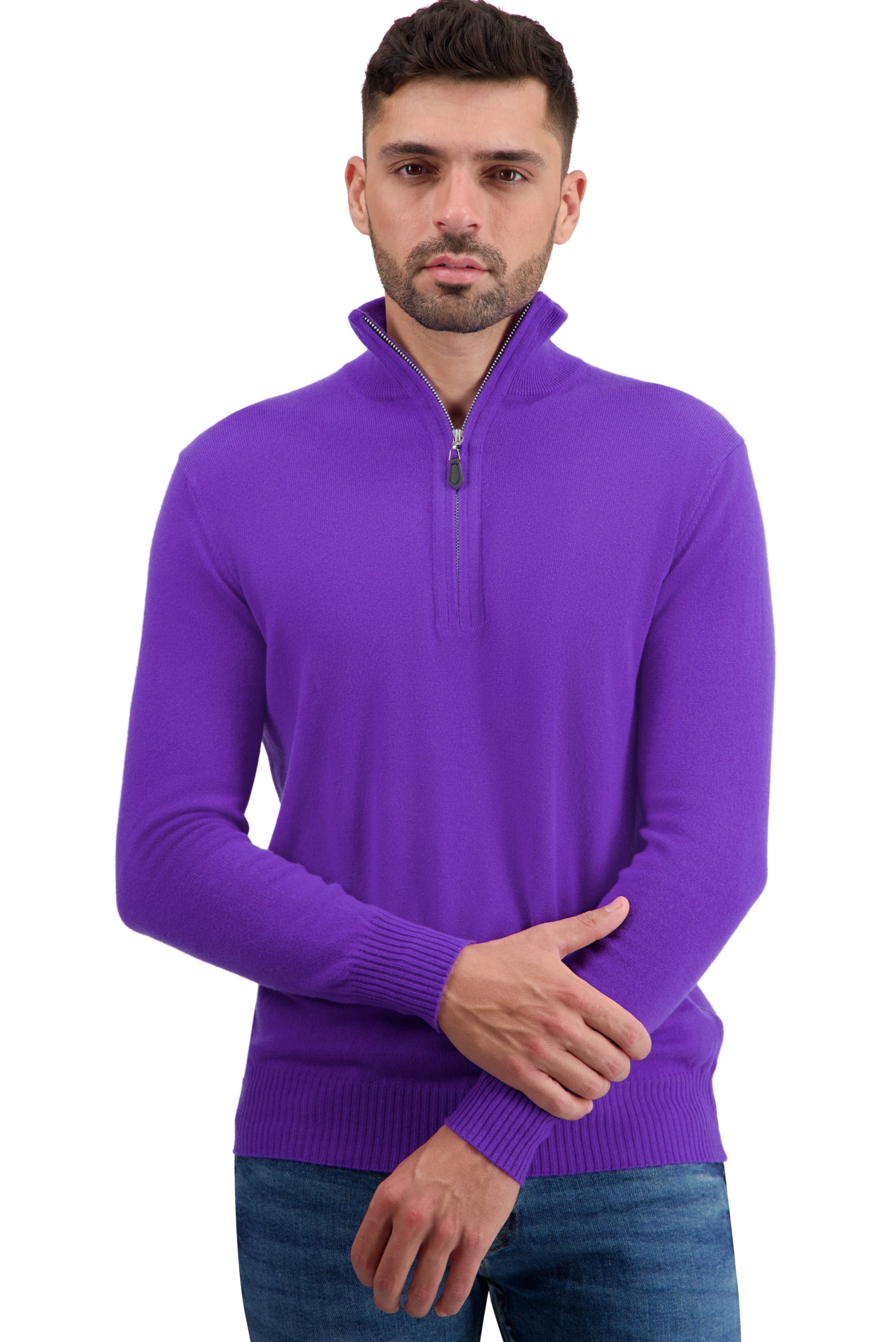Toulon cashmere jumper for men - regent - Mahogany