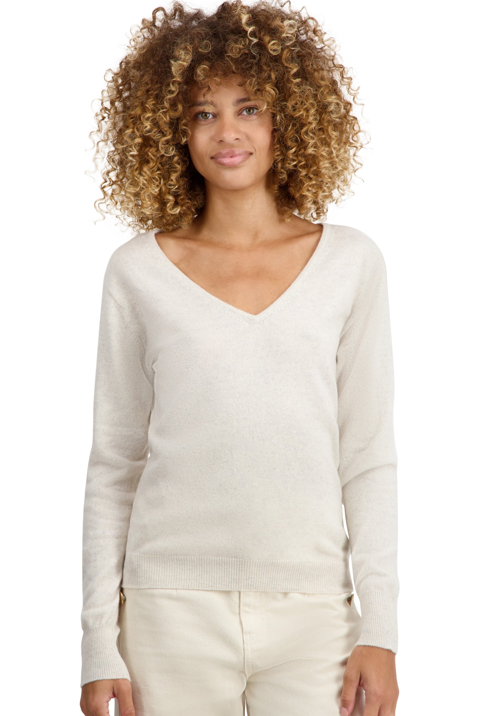Trieste women's cashmere jumper - phantom - Mahogany