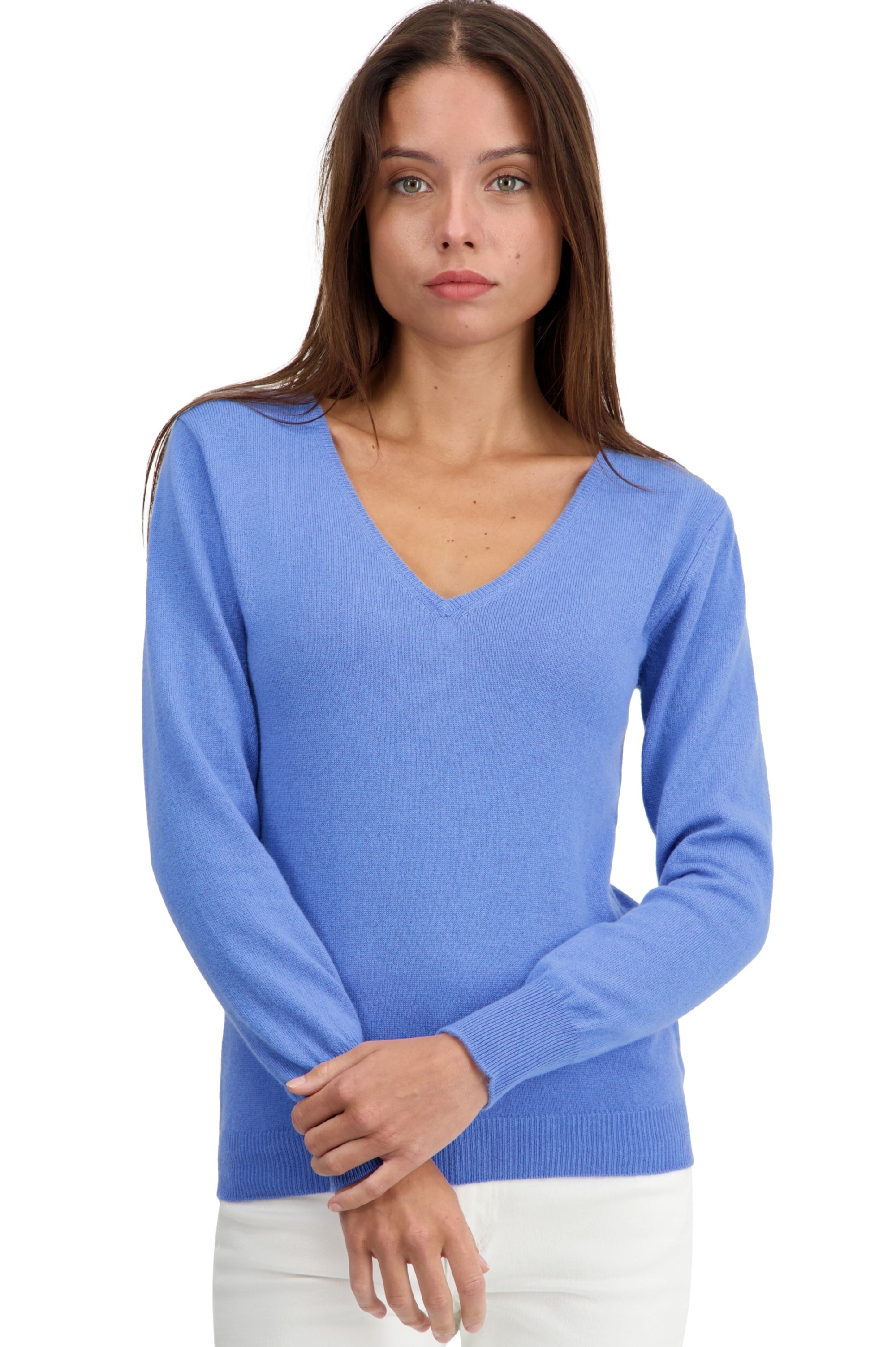 Trieste women's cashmere jumper - savoy - Mahogany