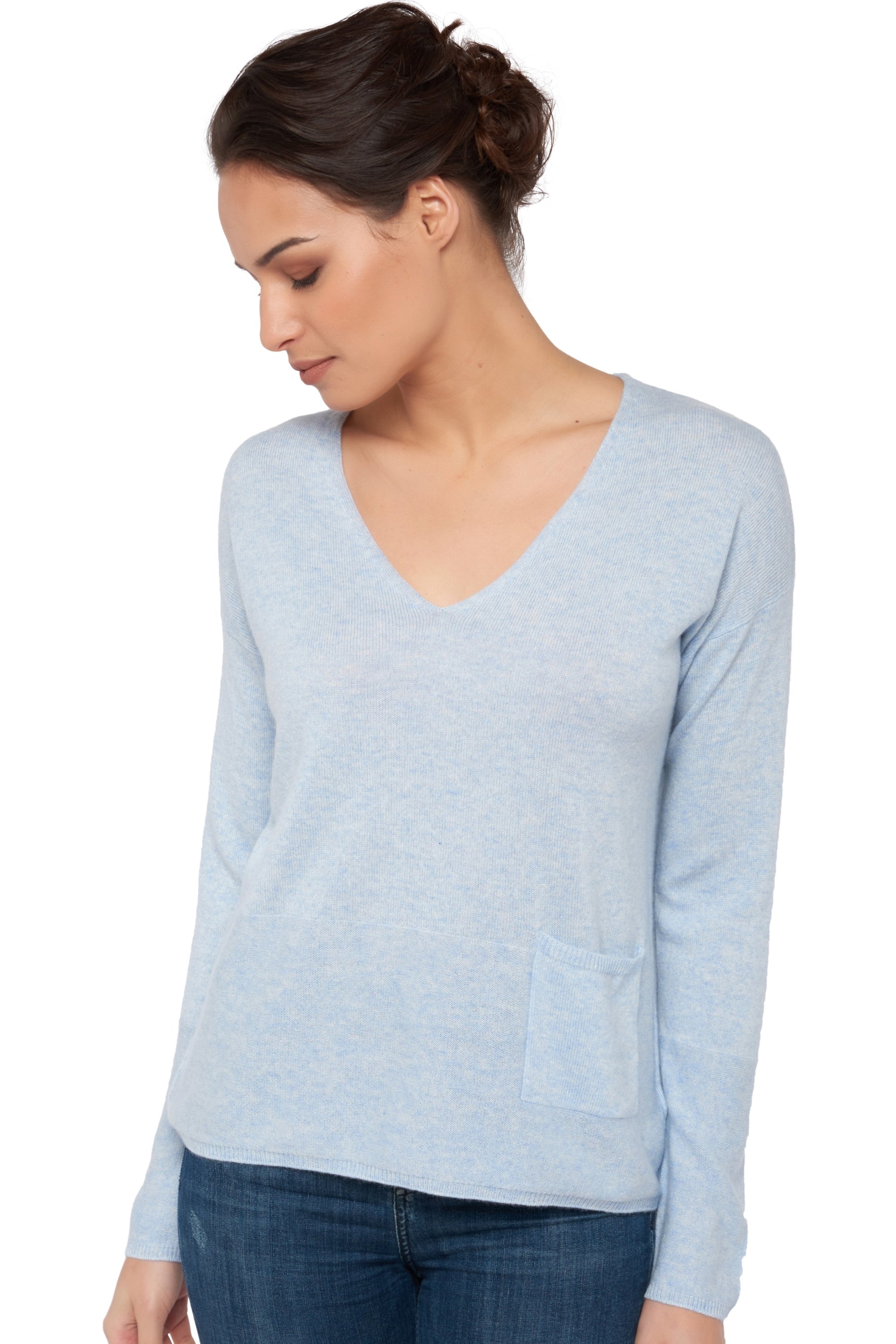 Uliana women's cashmere jumper - arctic - Mahogany