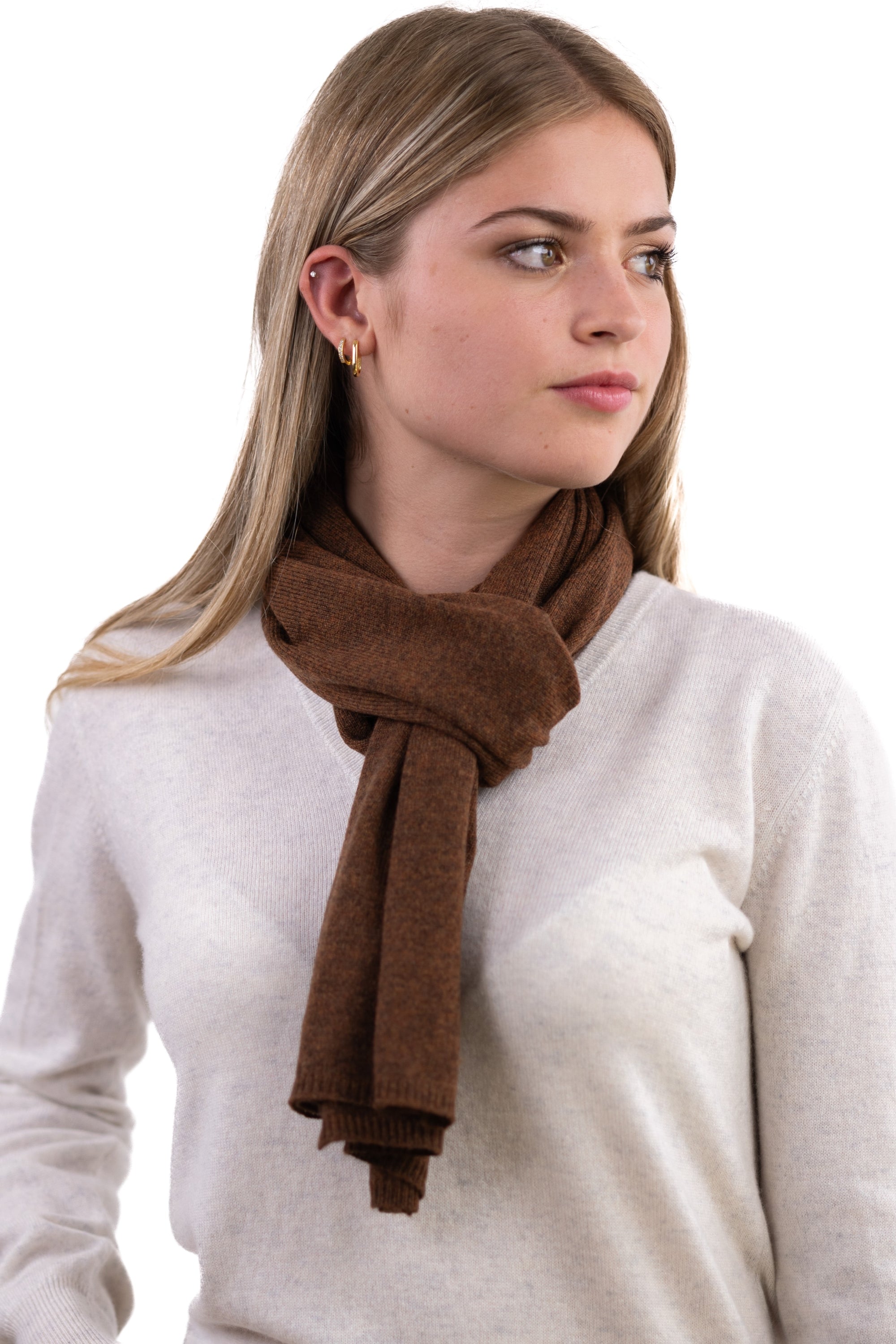 Ozone in mixed cashmere - mace - Mahogany