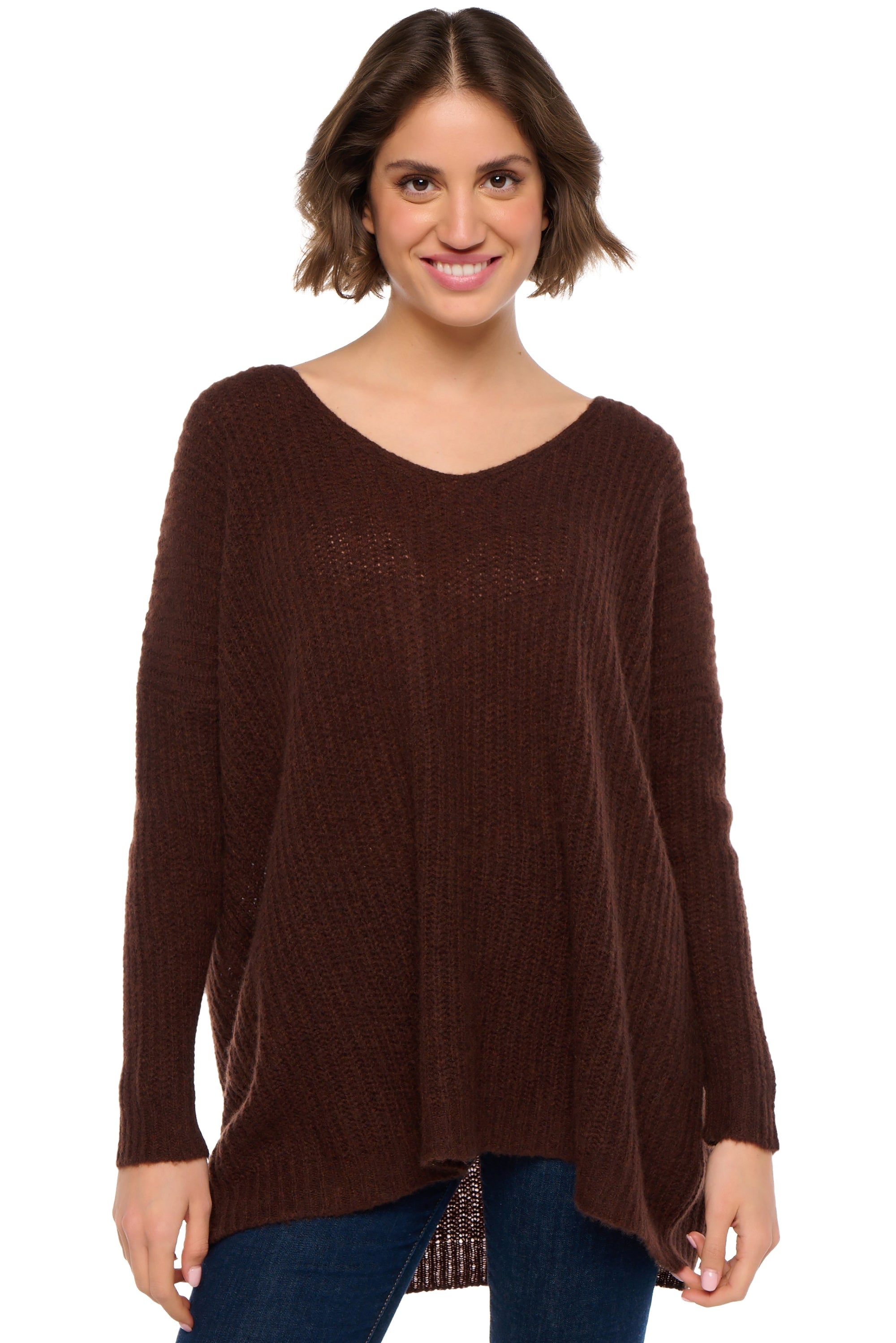Daenerys women's cashmere - americano - Mahogany