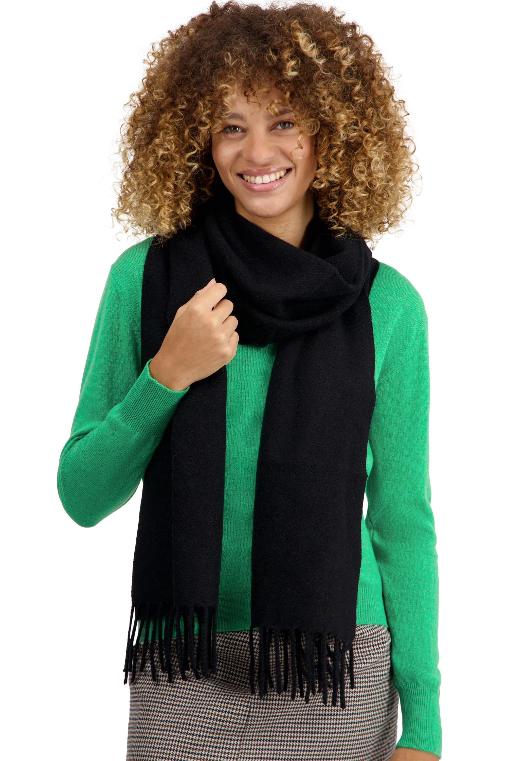 Tartempion in cashmere for women - black - Mahogany